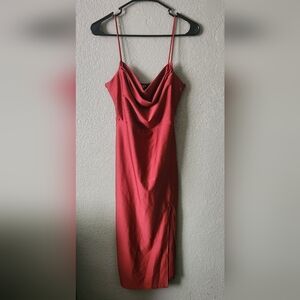 Elegant Red Women's Dress